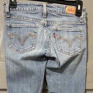 Levi's Women's Too Superlow Bootcut 524 Jeans Size 0M